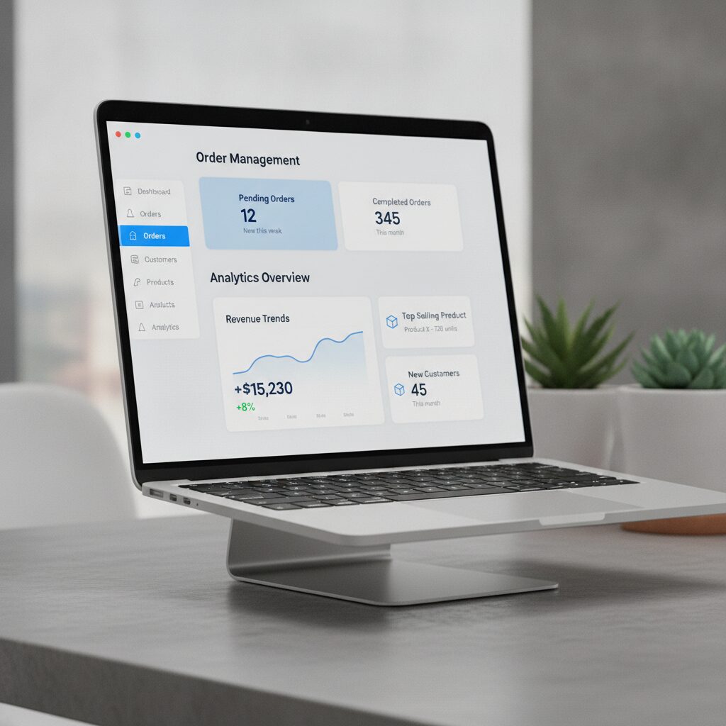 TheShops Manager Dashboard